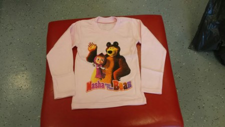 Tričko Máša a medveď